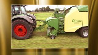 AGRITECHNICA 2011 Goldmedaille NONSTOP Round BalerWrapper Combination quotUltimaquot Krone [upl. by Cohbert268]