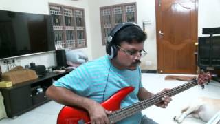 Bass cover for quotNillayoquot song  Movie  Bairava  Music  Santhosh Narayanan [upl. by Ravaj]