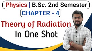 Theory of Radiation in 1 Shot Theory of Radiation Bsc theoryofradiation thermalphysics Vivek Sir [upl. by Einner]