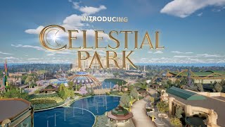 Universal Epic Universe  Celestial Park Animated FlyThrough [upl. by Bracci613]