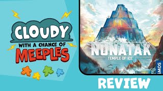 Nunatak Temple of Ice Review  Cloudy with a Chance of Meeples [upl. by Yllak]