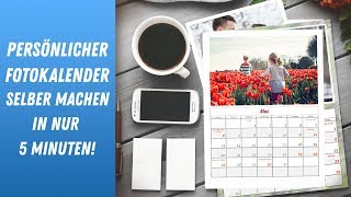 📅 Persönlicher Fotokalender selber machen in nur 5 Minuten [upl. by Butler]