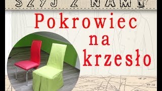 Pokrowiec na krzesło odc 1 Szycie krok po kroku dla początkujących [upl. by Eeraj]