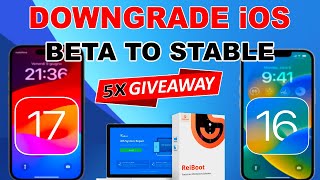 How to Downgrade iOS 17 to 16 Without Data Loss  Downgrade iPhoneiPad  iOS System Repair Reiboot [upl. by Enohpesrep]