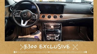 벤츠 E300 EXCLUSIVE 19년식 둘러보기 [upl. by Oal]