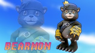 Bearmon Digimon fanart statue showcase [upl. by Iden]