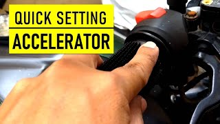 How to Adjust Accelerator Cable in Bike HINDI DIY [upl. by Erasmus]