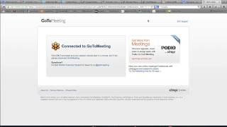 Setting up a GoToMeeting Tutorial [upl. by Fleisig]