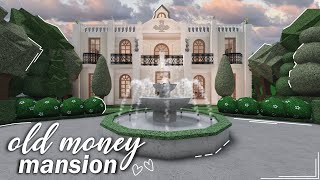 Bloxburg Old Money Mansion  Speedbuild No Transform Gamepass [upl. by Dlanigger]