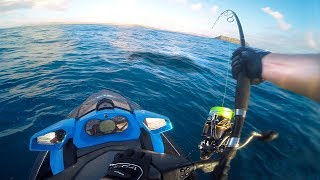 Jet ski Fishing Australia  Sharks Everywhere [upl. by Heise]