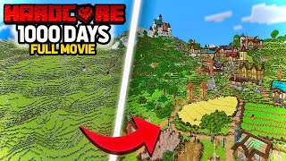 I Survived 1000 Days in Minecraft Hardcore FULL MOVIE [upl. by Nera]