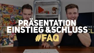 Referat halten  Perfekter Einstieg und Schluss für deine Präsentation  WeeklyFAQ [upl. by Zulaledairam]