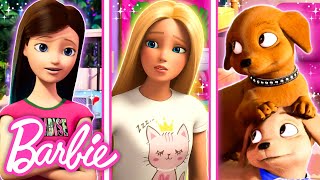 Missing Outfits Sisters Puppies amp Birthdays with Barbie amp Friends  Compilation [upl. by Christabella]