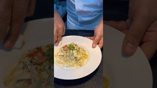 Fettuccine pasta dish for commi food trail  Simple pasta dish for beginners [upl. by Eisdnil]