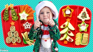 EASY Christmas Tree Lunch Ideas 🎄 Bunches Of Lunches [upl. by Esma97]