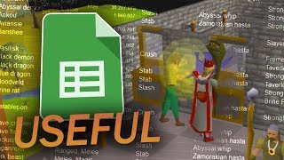 Useful OSRS Spreadsheets that You Should Use [upl. by Ihculo]