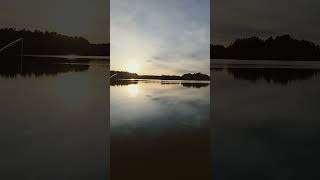 UL fiske fiske fishing ulfiske ulfishing sunset norrland lake [upl. by Lehcnom]