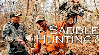 Saddle Hunting Overview  How to Hang a Saddle Stand amp How to Hunt in a Saddle Tethrd Phantom Demo [upl. by Yecnay612]