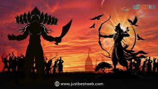 Happy Dussehra 2024  JustBestWeb  Dussehra Motion Graphic Video [upl. by Ariik]