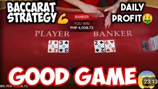 BACCARAT STRATEGY  I USED MY NEWEST STRATEGY Php200 GCASH GIVE AWAYS💸💵🤑 [upl. by Anilram]