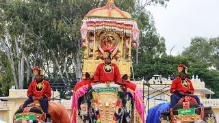 Mysuru Dasara Jamboo Savari 2021  Jamboosavari  Mysore Palace [upl. by Derron975]