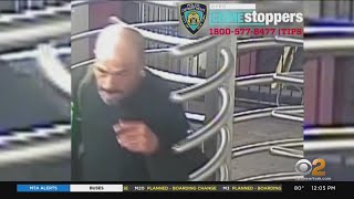 New video of subway stabbing suspect [upl. by Nnylharas]