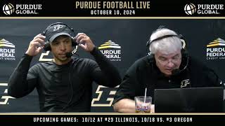 Purdue Football Live  Oct 10 2024 [upl. by Vander]