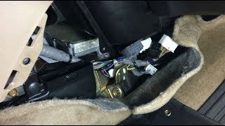 How To Remove PCM ECM ECU SRS Airbag Unit  Powertrain Engine Computer Control Module Honda Accord [upl. by Dymphia]