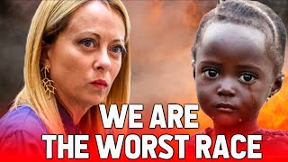 MAD European lady DEMANDS her race to PAY UP for White imperialism on AfricansBlacks in viral video [upl. by Iphigeniah]