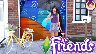 Well Emma finished the mural 🤷🏻‍♀️ Lego Friends Sims Rags to Renovation Pt 2 [upl. by Buine]