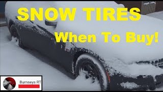 Snow Tires  When to Buy and How Long will they Last  Dodge Charger  Challenger [upl. by Nywra920]