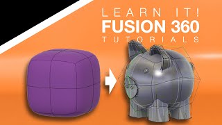 Autodesk Fusion 360  14 Form TSpline Modeling Fundamentals For Beginners  Lesson 13 [upl. by Xonel]