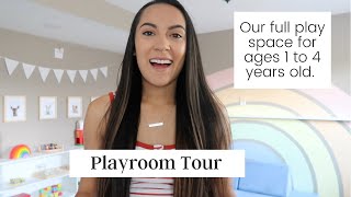 Montessori Inspired Playroom Tour  Includes In Home Daycare Details [upl. by Rafter]