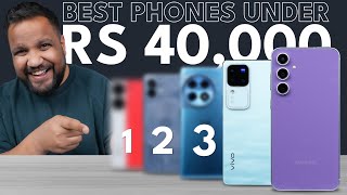 Best Phones Under Rs 40000 Q1 2024  No More Confusion [upl. by Melburn]