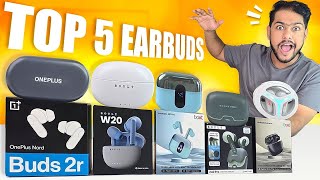 Top 5 Best Earbuds Under 1500 Rs🔥Best TWS Earbuds Of 2024 Boult W20 Boat 161 amp More [upl. by Lennon]