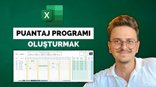 Excelde Puantaj Programı Oluşturmak  Personel İzin ve Maaş Takip [upl. by Basilio]