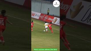 Gita Rana Pillar of Nepal defense foryou nepalifootball fypage fyp fypシ゚viral footballshorts [upl. by Notaes]