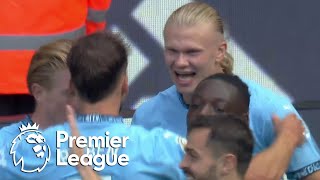 Erling Haaland lifts Manchester City 31 in front of Ipswich Town  Premier League  NBC Sports [upl. by Anirod]