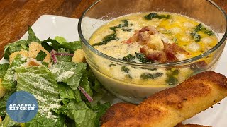 ZUPPA TOSCANA SOUP OLIVE GARDEN AT HOME THIS COPY CAT RECIPE TASTES AMAZING AND IS SO SIMPLE [upl. by Cheyney645]