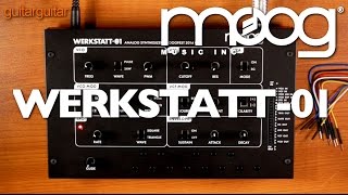 Moog Werkstatt01 Analogue Synth Demo [upl. by Neelear]