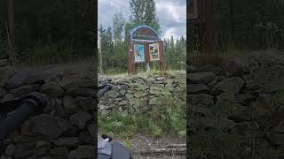 Dempster Highway YT arctic adventure motorcycle rider bikelife bmw viral shorts yukon 1k [upl. by Bobina]