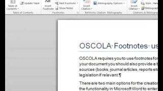 OSCOLA Word Footnotes [upl. by Anit928]