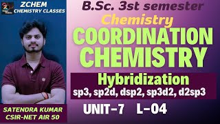 L4 Hybridization of coordination compounds  Tetrahedral Square planar Octahedral complex zchem [upl. by Agamemnon]