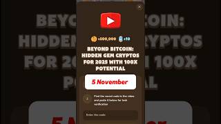 BEYOND BITCOIN HIDDEN GEM CRYPTOS FOR 2025 WITH 100X POTENTIAL memefi code [upl. by Hayse]