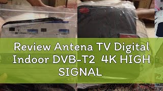 Review Antena TV Digital Indoor DVBT2 4K HIGH SIGNAL [upl. by Anits]