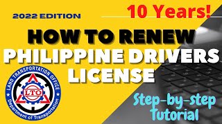 LTO Drivers License Renewal 2022 Edition  Step by Step Guide [upl. by Ettenim867]