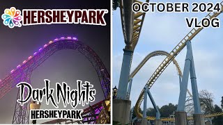 Hersheypark Dark Nights Vlog 2024  AMAZING Halloween Event [upl. by Noinatrad]