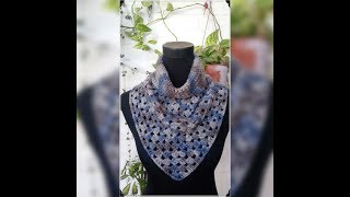 CUELLO MATIZADO A CROCHET [upl. by Aeslehc]