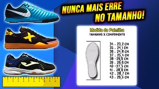 COMO ACERTAR NO TAMANHO DA CHUTEIRA  NIKE ADIDAS PUMA MUNICH JOMA [upl. by Rose]