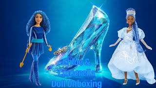 Chloe Charming and Cinderella Descendants Doll Unboxing disneydescendants [upl. by Barbour]